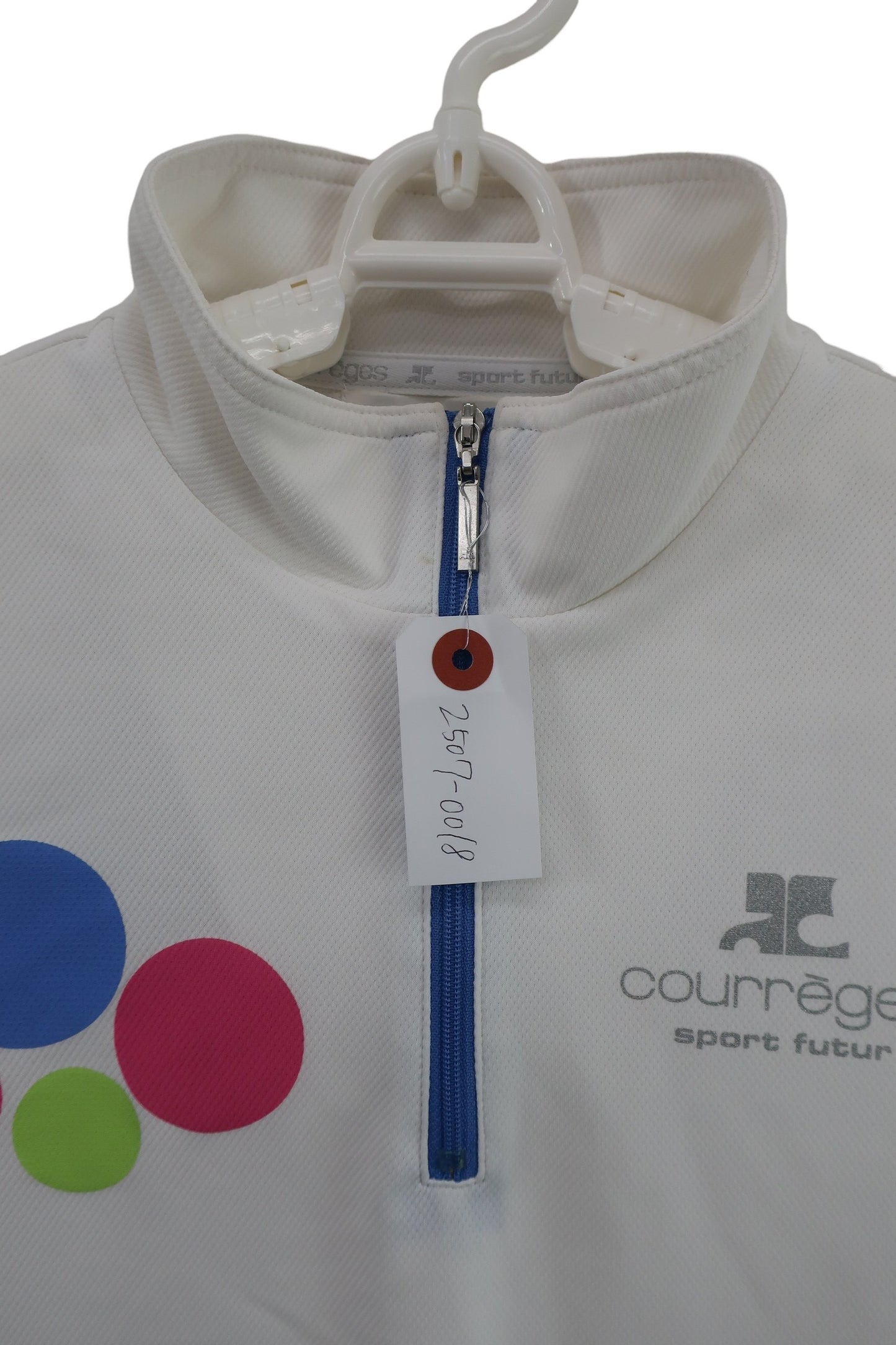 Courreges(クレージュ) ハーフジップシャツ 白 レディース 38 A-3