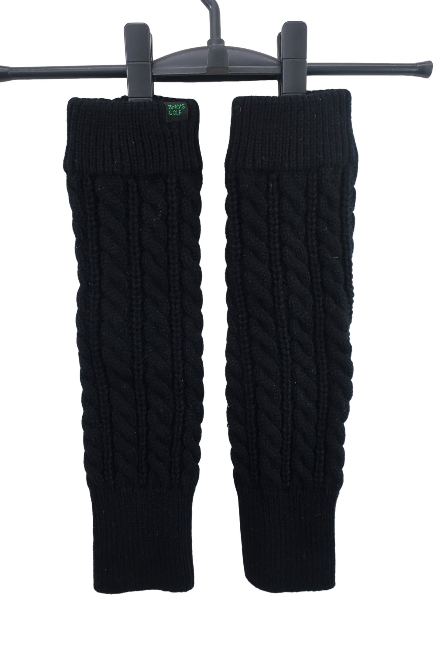 BEAMS GOLF(ビームスゴルフ) ニットアームウォーマー 黒 フリーサイズ A-1