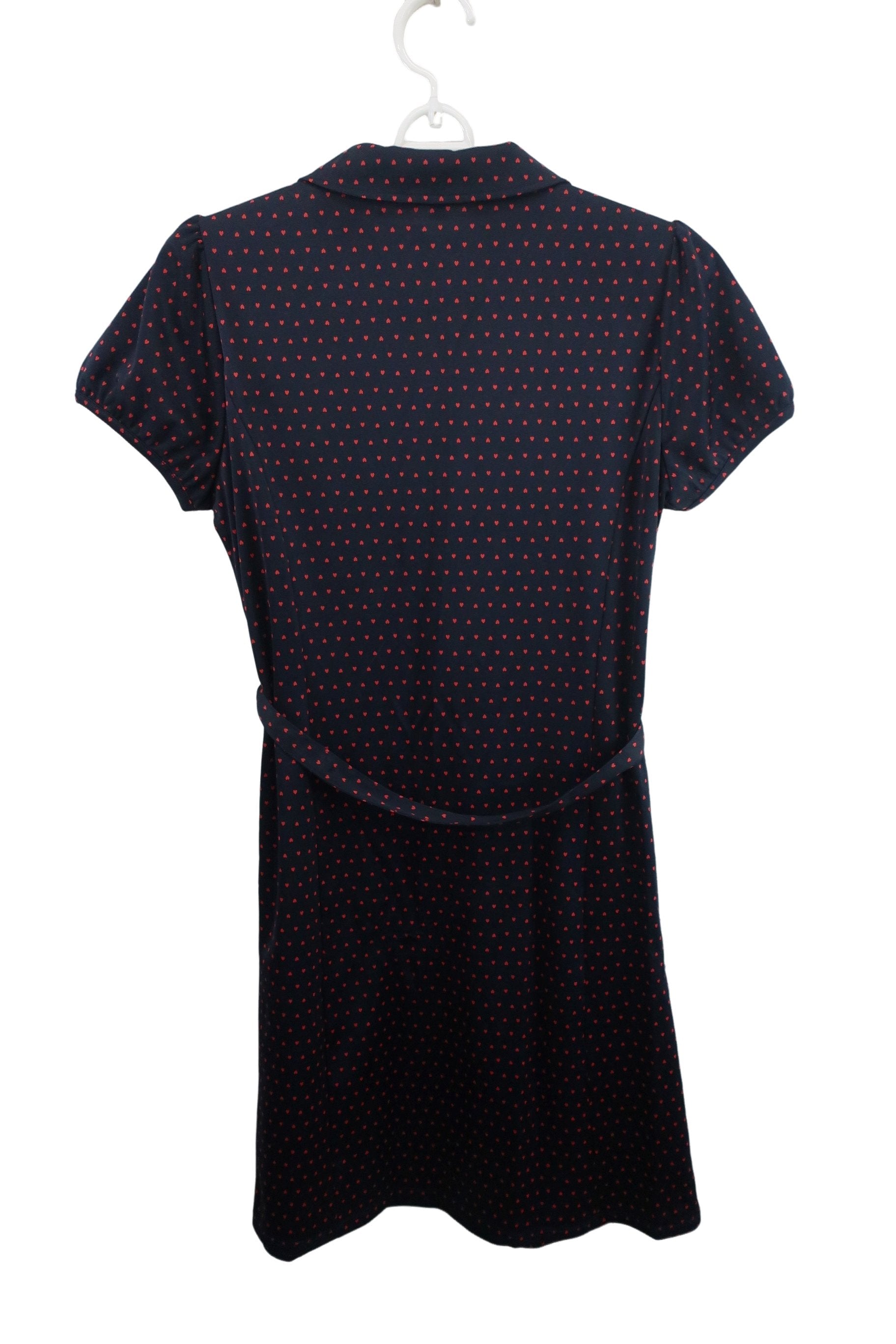 BEAMS GOLF(ビームスゴルフ) ワンピース ネイビーハート柄 レディース M B-6