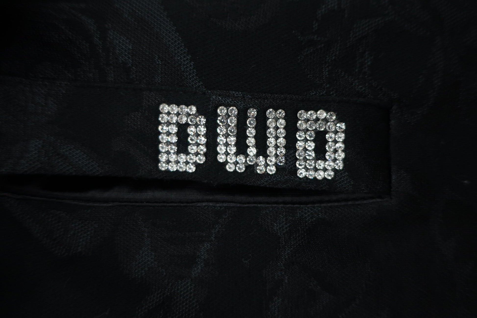 Dance With Dragon(ダンスウィズドラゴン) ポロシャツ 黒総柄 レディース 2 D2-163323 A-2