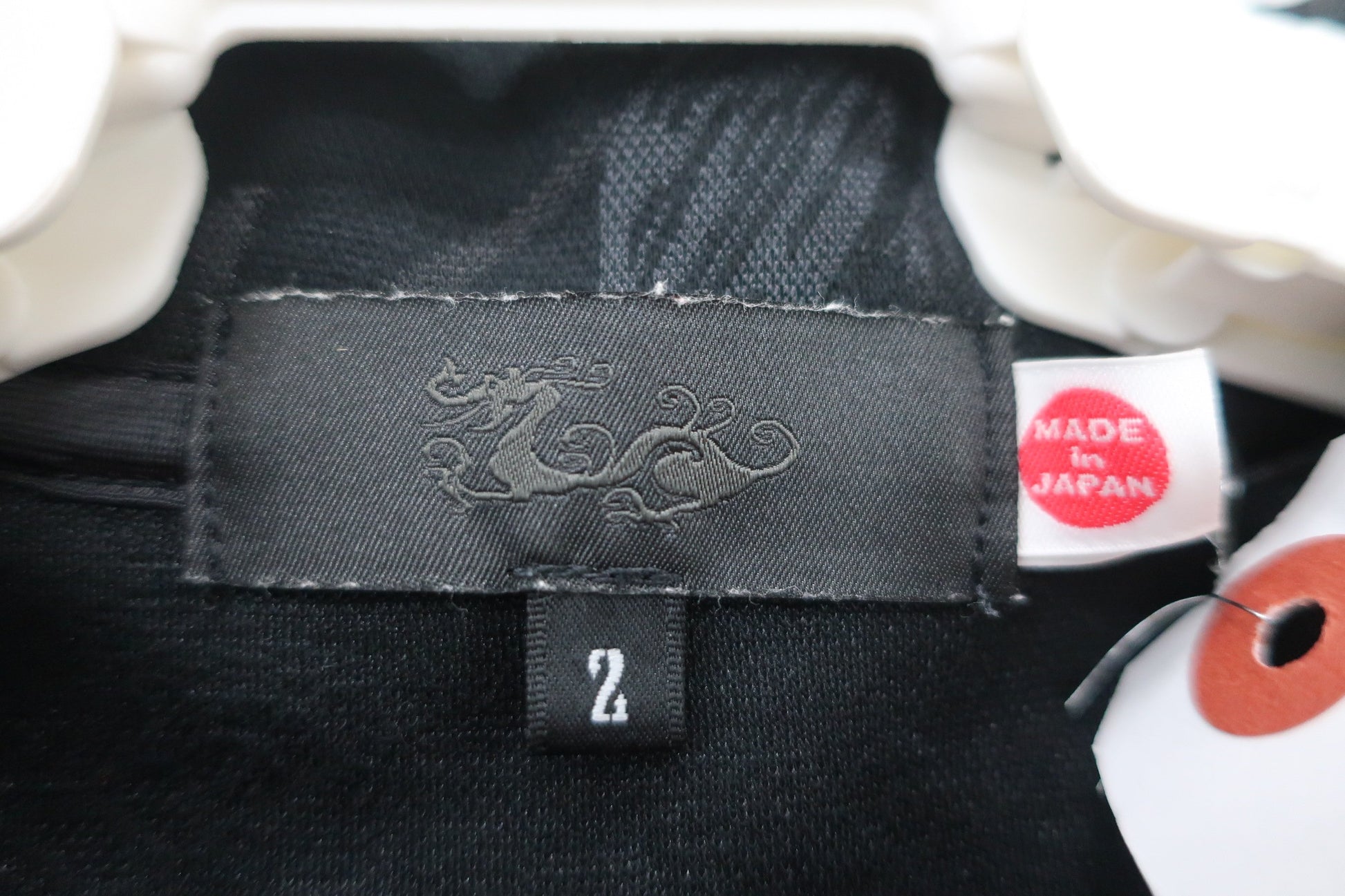 Dance With Dragon(ダンスウィズドラゴン) ポロシャツ 黒総柄 レディース 2 D2-163323 A-3