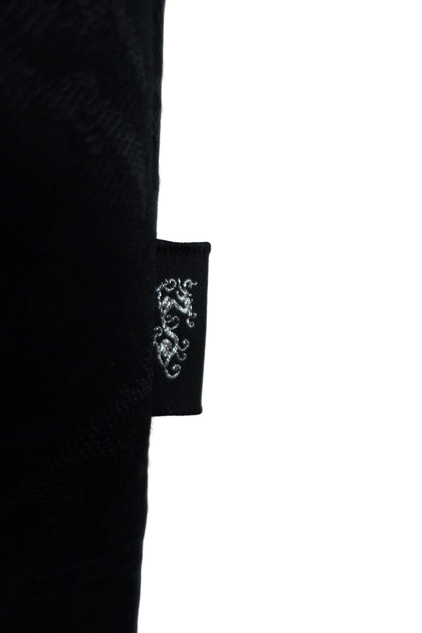 Dance With Dragon(ダンスウィズドラゴン) ポロシャツ 黒総柄 レディース 2 D2-163323 A-4