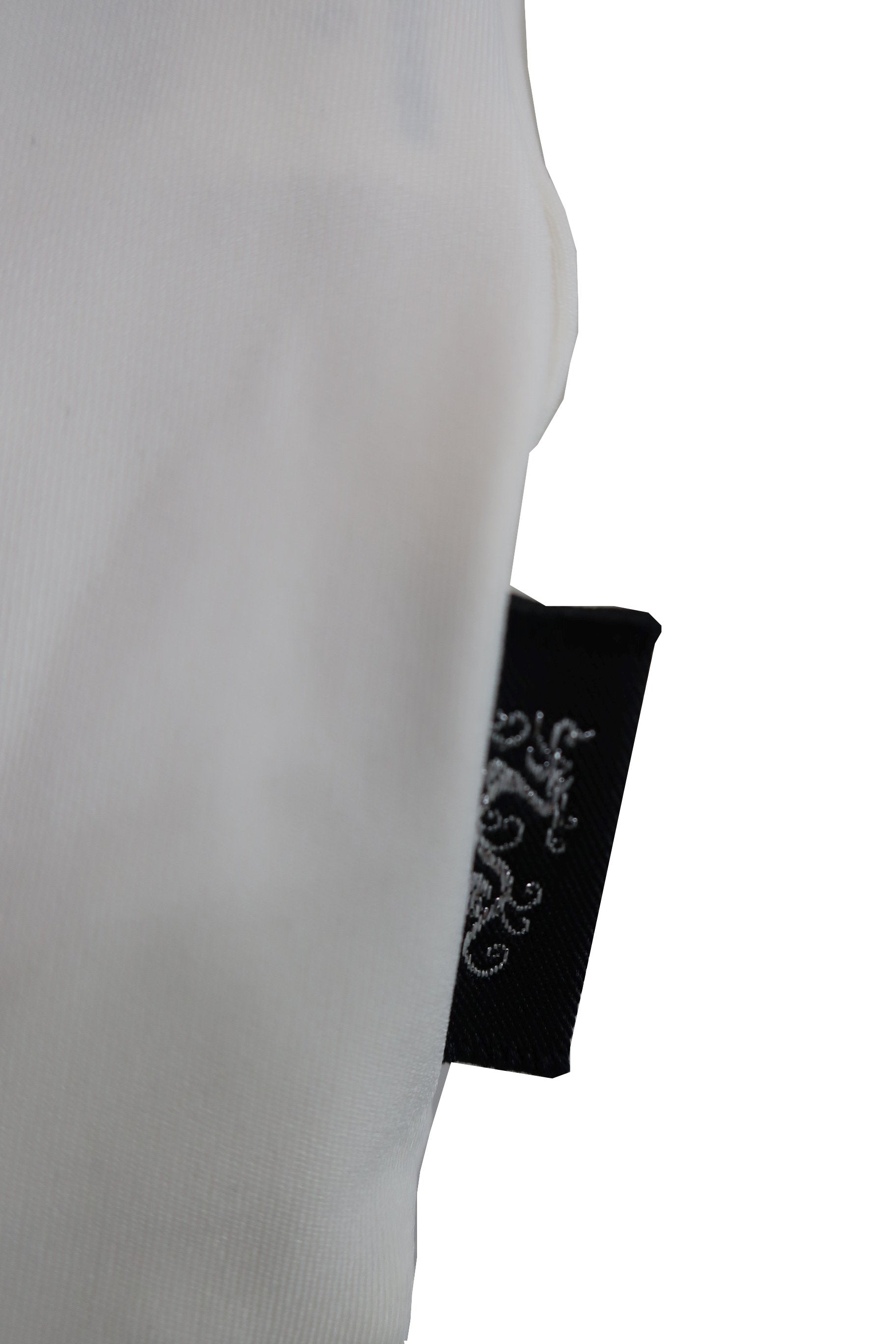 Dance With Dragon(ダンスウィズドラゴン) ハーフジップシャツ 白 レディース 3 D2-179110 B-4