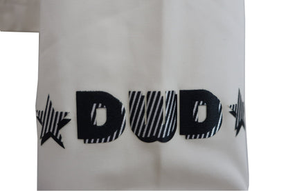 Dance With Dragon(ダンスウィズドラゴン) ハーフジップシャツ 白 レディース 3 D2-179110 B-5