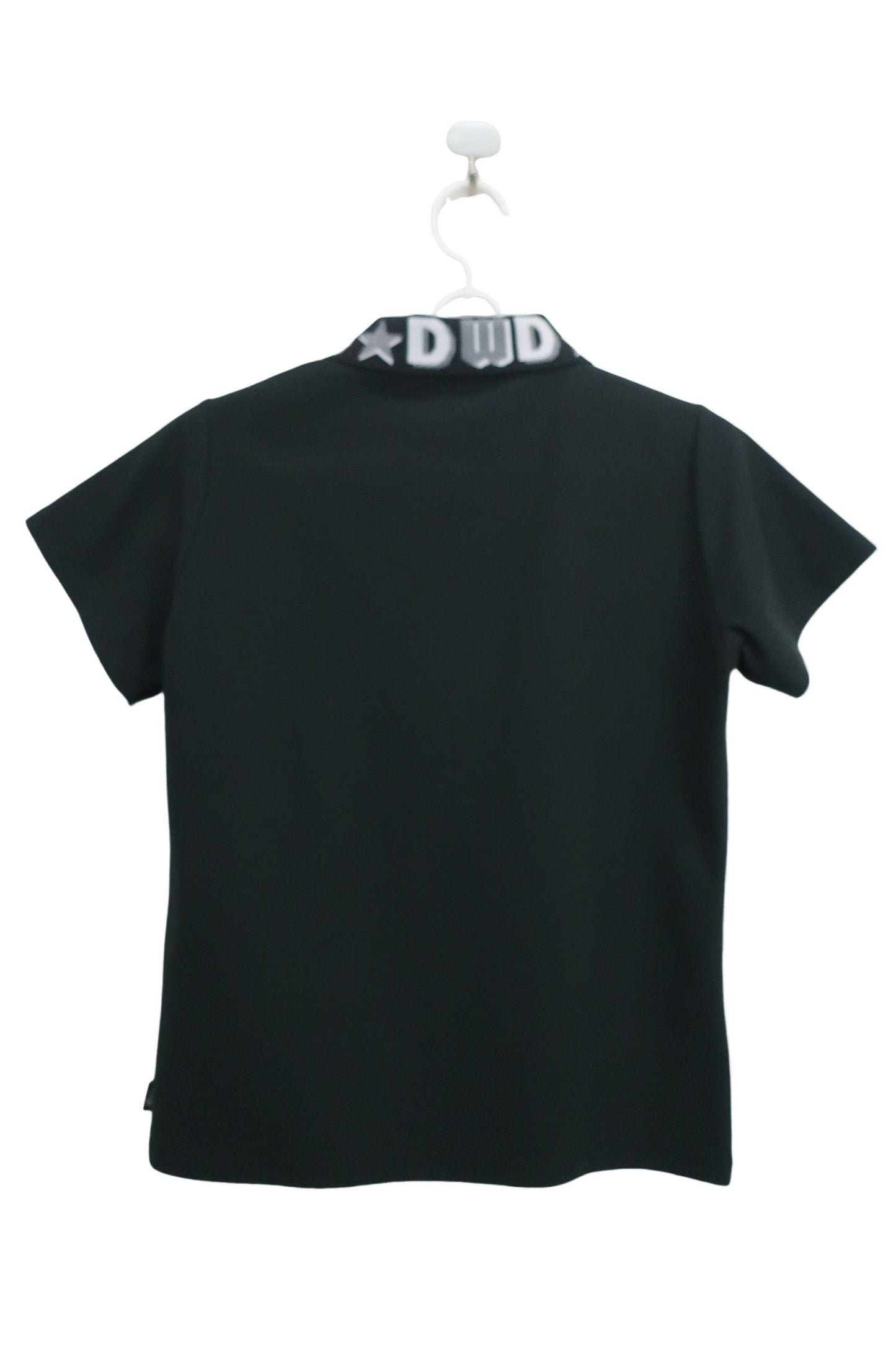 Dance With Dragon(ダンスウィズドラゴン) ハーフジップポロシャツ 黒 レディース 2 D2-178311 A-6