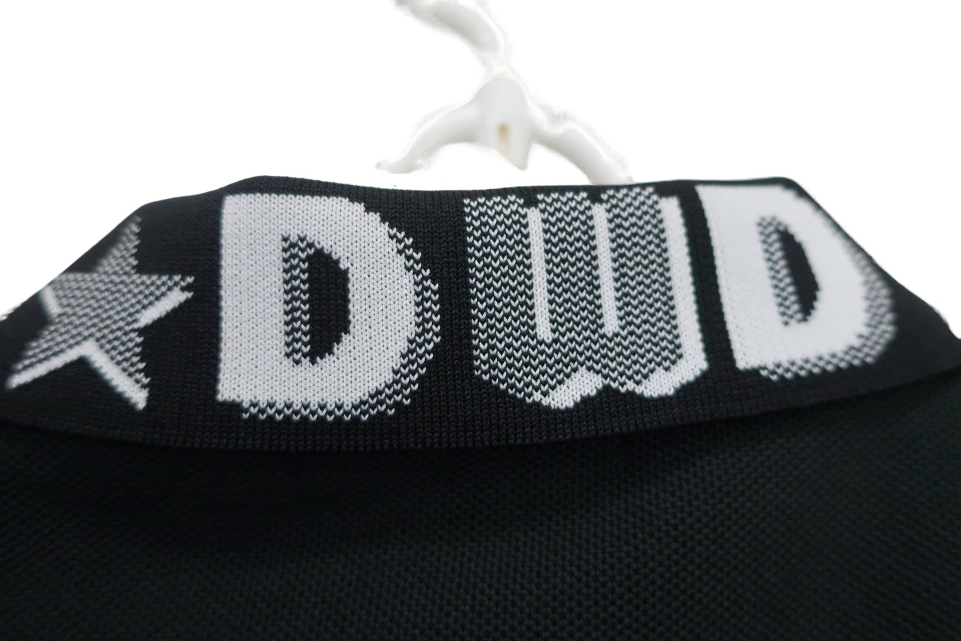 Dance With Dragon(ダンスウィズドラゴン) ハーフジップポロシャツ 黒 レディース 2 D2-178311 A-7