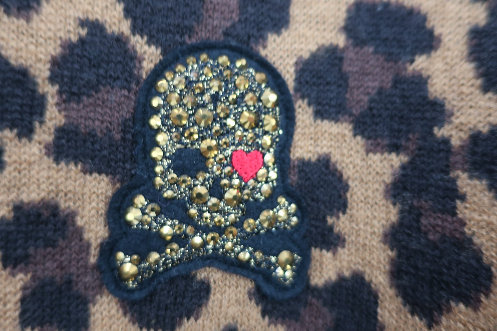 Dance With Dragon(ダンスウィズドラゴン) セーター レオパード柄 レディース 2 D2-611100 A-2