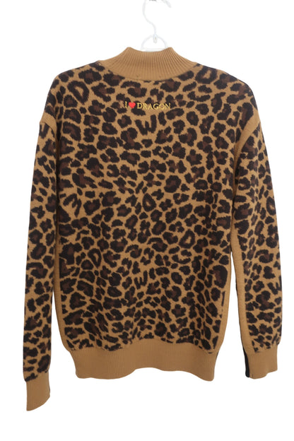 Dance With Dragon(ダンスウィズドラゴン) セーター レオパード柄 レディース 2 D2-611100 A-4