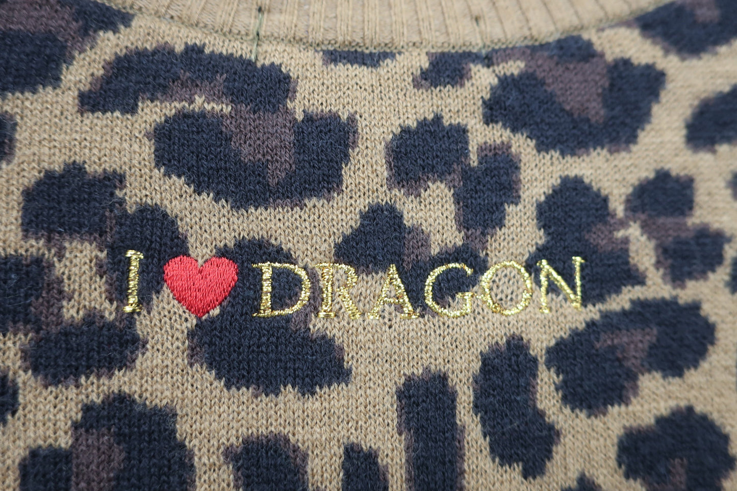 Dance With Dragon(ダンスウィズドラゴン) セーター レオパード柄 レディース 2 D2-611100 A-5