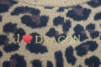 Dance With Dragon(ダンスウィズドラゴン) セーター レオパード柄 レディース 2 D2-611100 A-5