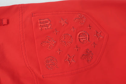 Dance With Dragon(ダンスウィズドラゴン) パンツ 赤 レディース 2 D2-465120 A-5