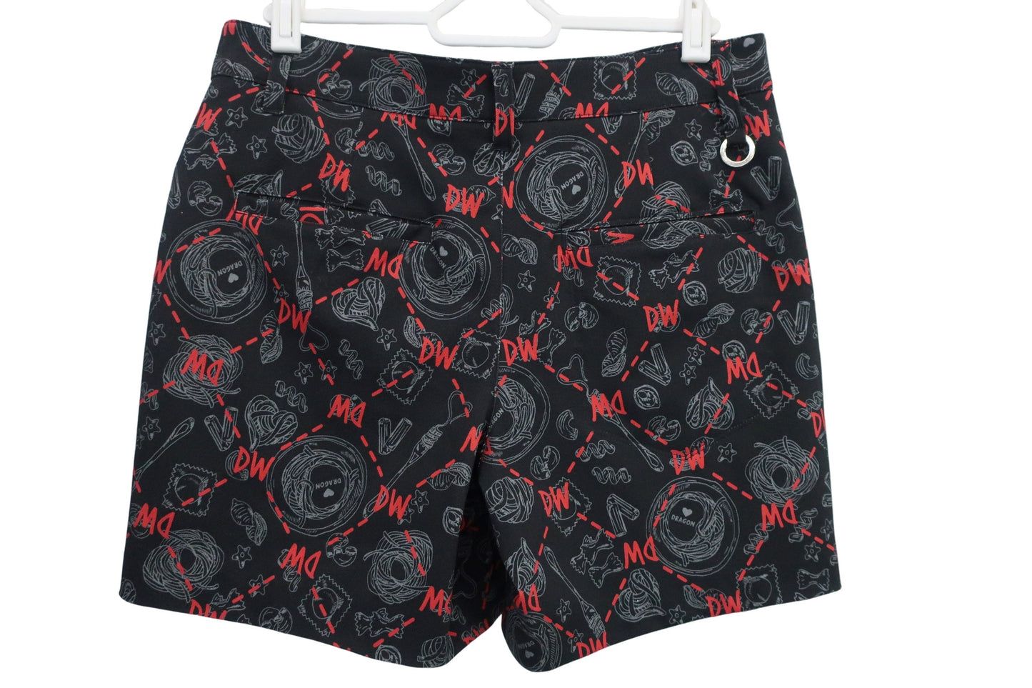 Dance With Dragon(ダンスウィズドラゴン) ショートパンツ 黒総柄 レディース 3 D2-410303 N-5