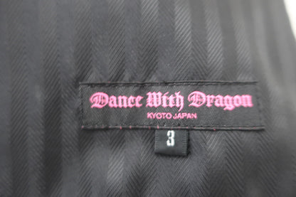 Dance With Dragon(ダンスウィズドラゴン) ショートパンツ 黒総柄 レディース 3 D2-410303 N-6