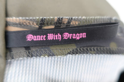 Dance With Dragon(ダンスウィズドラゴン) スカート カーキ総柄 レディース 2 A-7