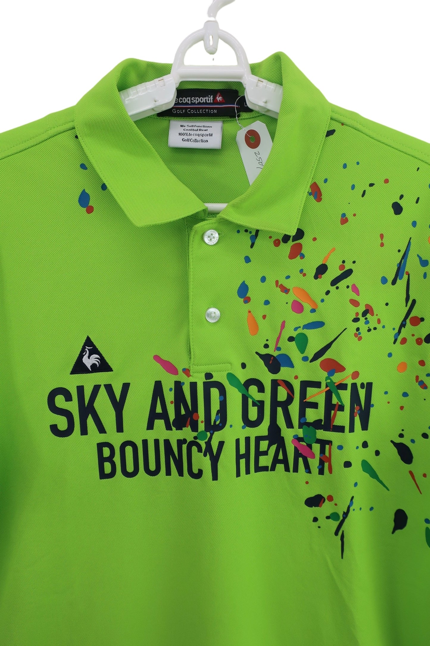le coq sportif(ルコックスポルティフ) ポロシャツ 黄緑 メンズ L A-2