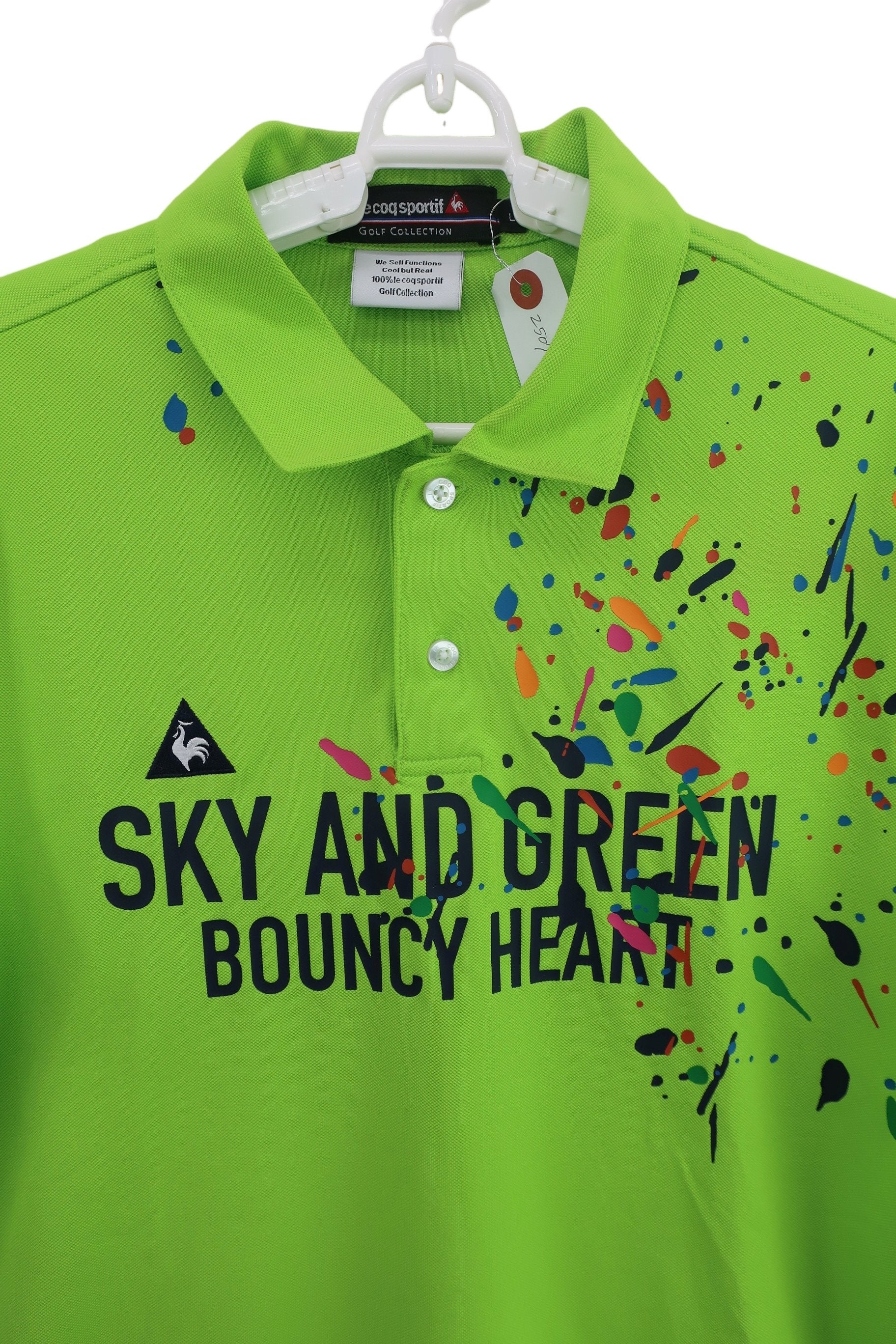 le coq sportif(ルコックスポルティフ) ポロシャツ 黄緑 メンズ L A-2