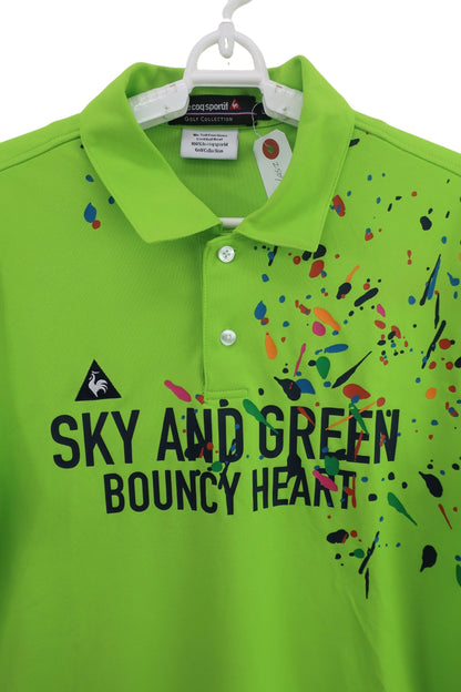 le coq sportif(ルコックスポルティフ) ポロシャツ 黄緑 メンズ L A-2