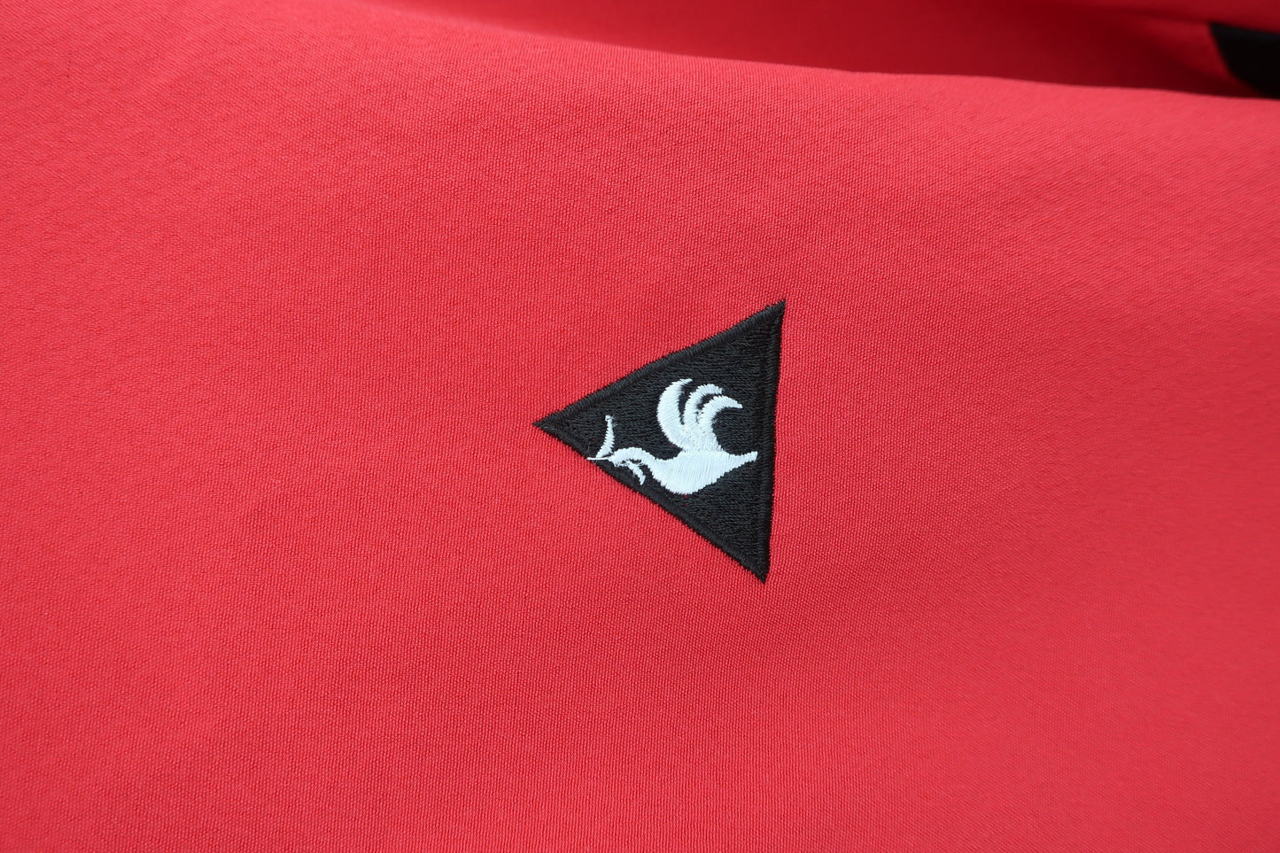 le coq sportif(ルコックスポルティフ) 半袖ハーフジップスニード 赤 メンズ L A-2