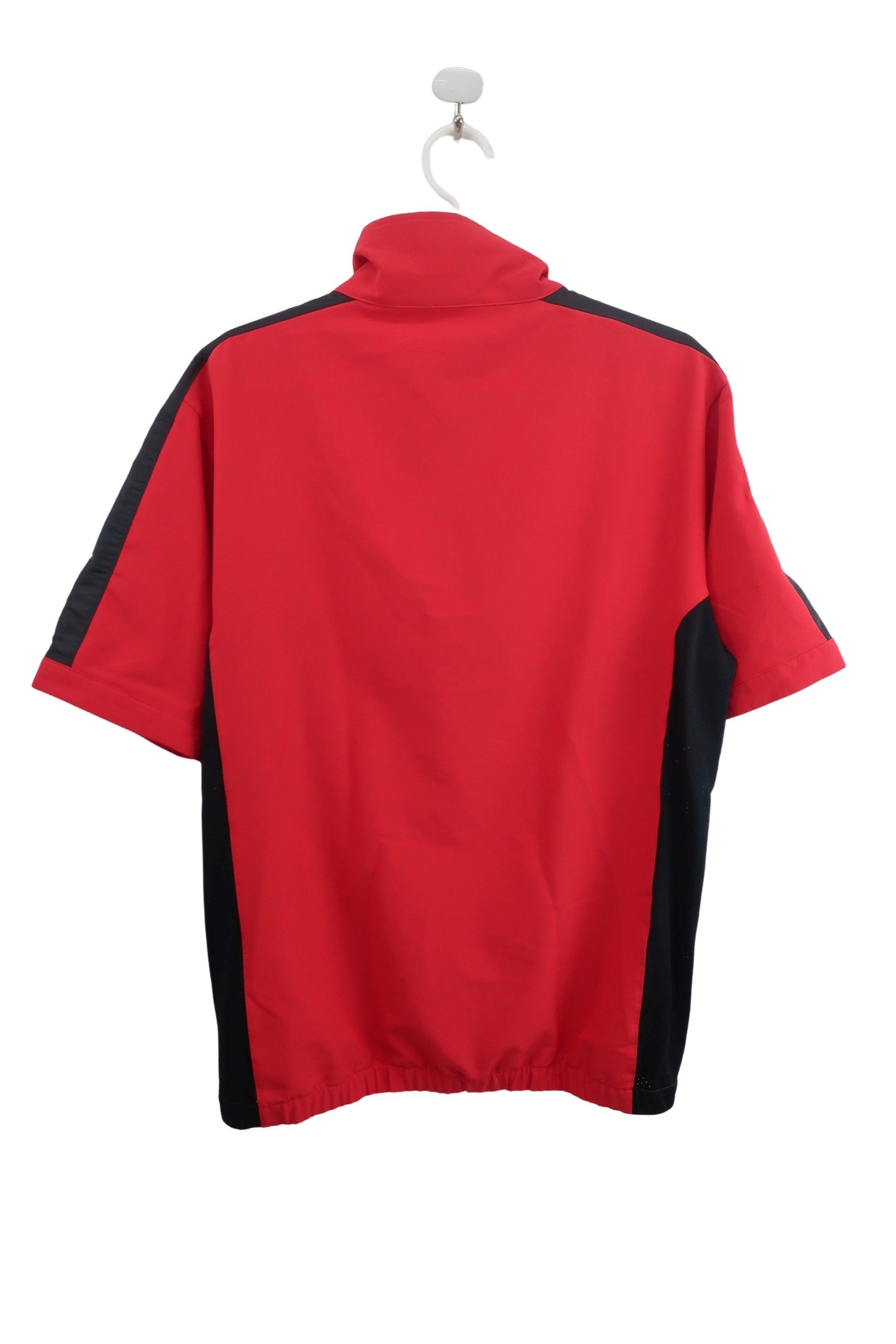 le coq sportif(ルコックスポルティフ) 半袖ハーフジップスニード 赤 メンズ L A-6