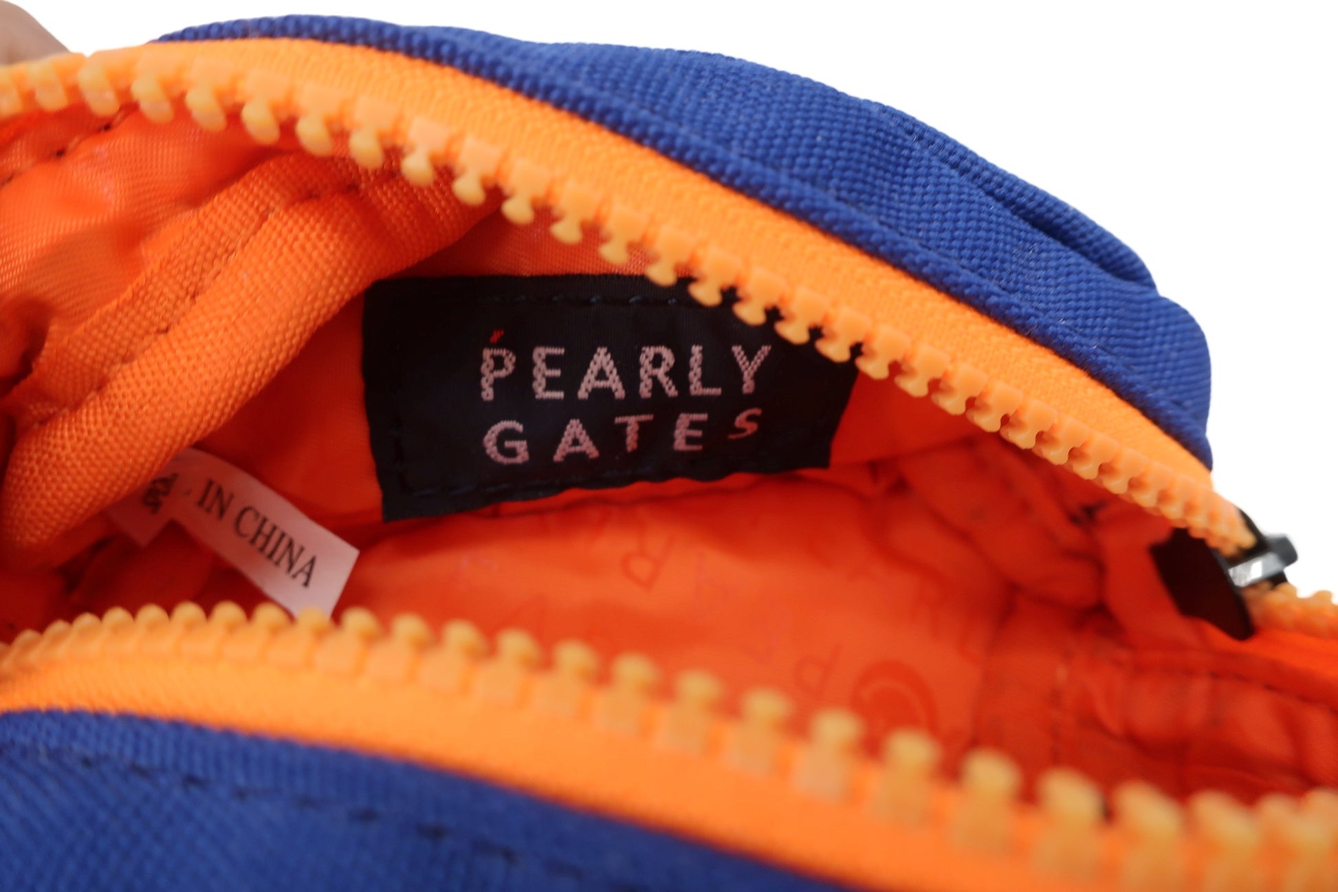 PEARLY GATES(パーリーゲイツ) ボールケース 青オレンジ フリーサイズ A-7