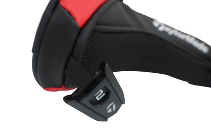 TaylorMade(テーラーメイド) ヘッドカバー 黒赤 UT用 A-5