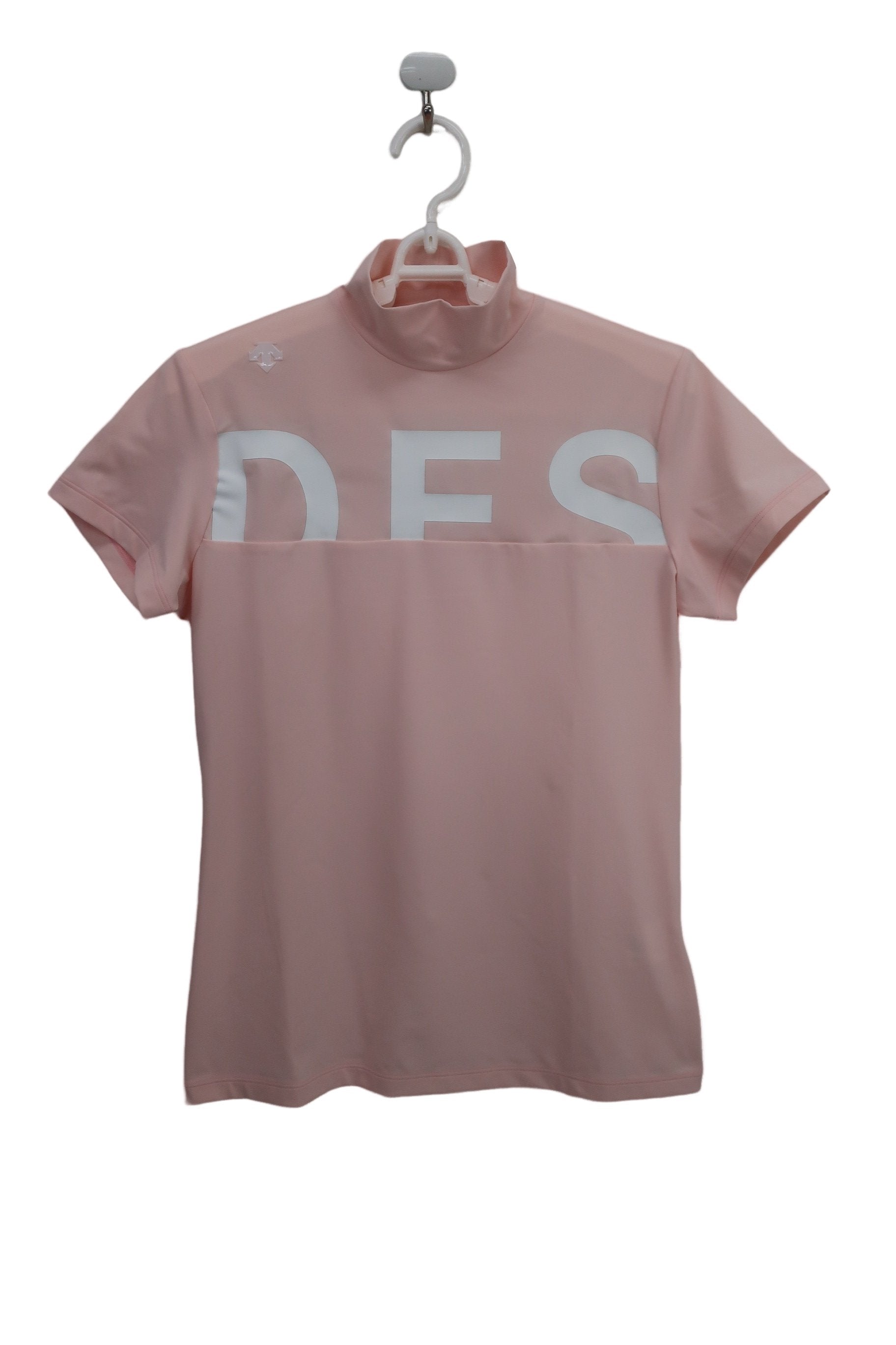 DESCENTE(デサント) 半袖モックネックシャツ ピンク レディース M A-1