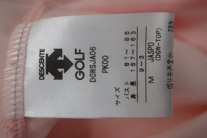 DESCENTE(デサント) 半袖モックネックシャツ ピンク レディース M A-5