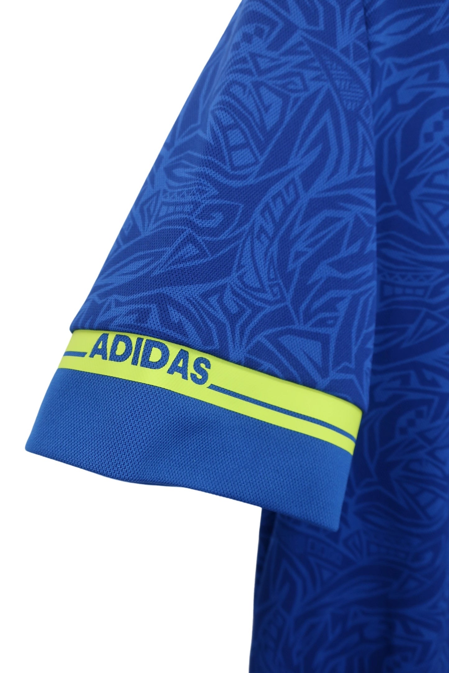 adidas(アディダス) ポロシャツ 青総柄 メンズ L/G A