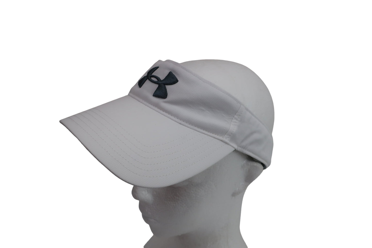 UNDER ARMOUR(アンダーアーマー) サンバイザー 白 メンズ フリーサイズ A