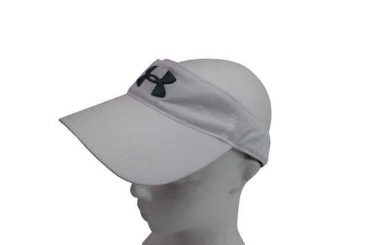 UNDER ARMOUR(アンダーアーマー) サンバイザー 白 メンズ フリーサイズ A