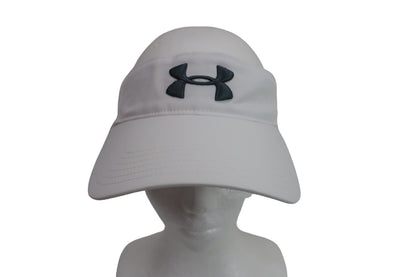 UNDER ARMOUR(アンダーアーマー) サンバイザー 白 メンズ フリーサイズ A