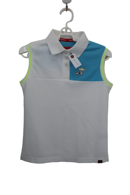 New Balance golf(ニューバランスゴルフ) ノースリーブポロシャツ 白 レディース 0 012-1160513 A