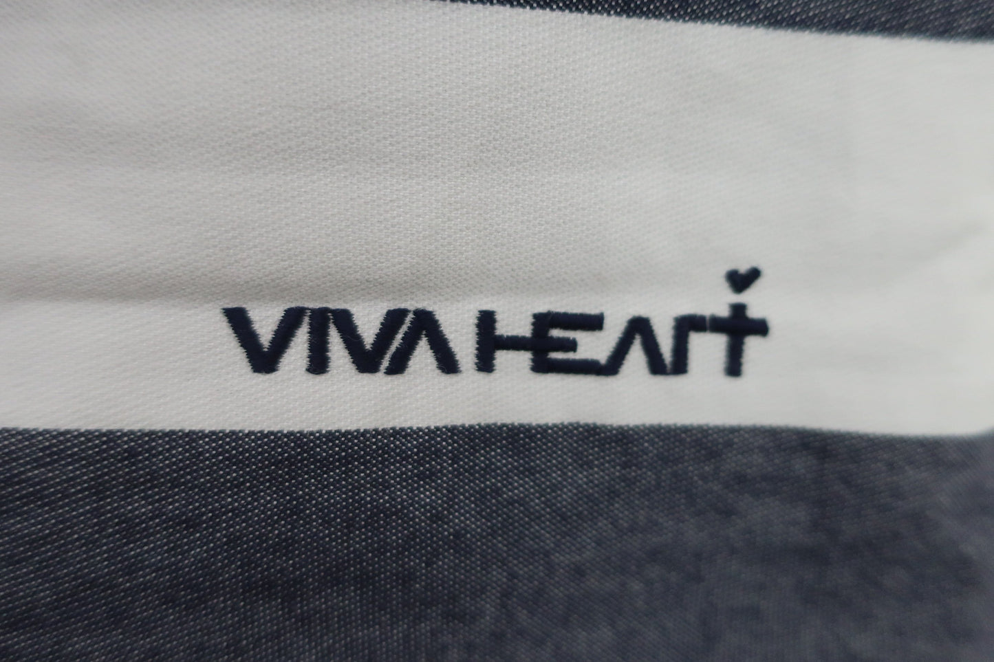 VIVA HEART(ビバハート) スカート 白ネイビーボーダー レディース 38 B