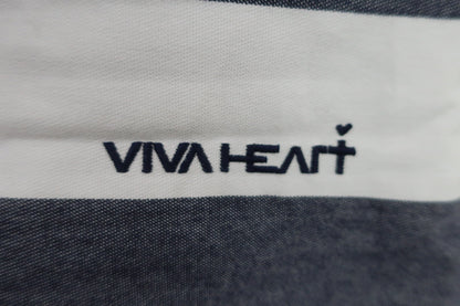 VIVA HEART(ビバハート) スカート 白ネイビーボーダー レディース 38 B