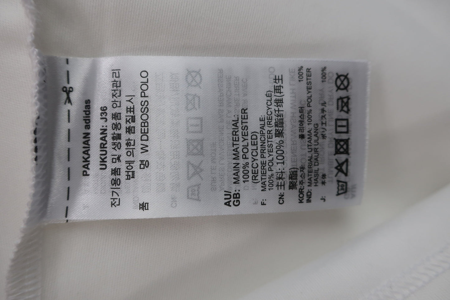 adidas(アディダス) ポロシャツ 白 レディース OT N