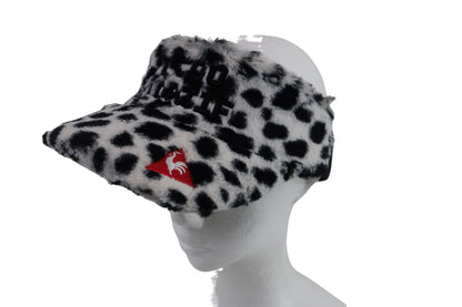 le coq sportif(ルコックスポルティフ) ボアサンバイザー 白黒 レディース フリーサイズ B