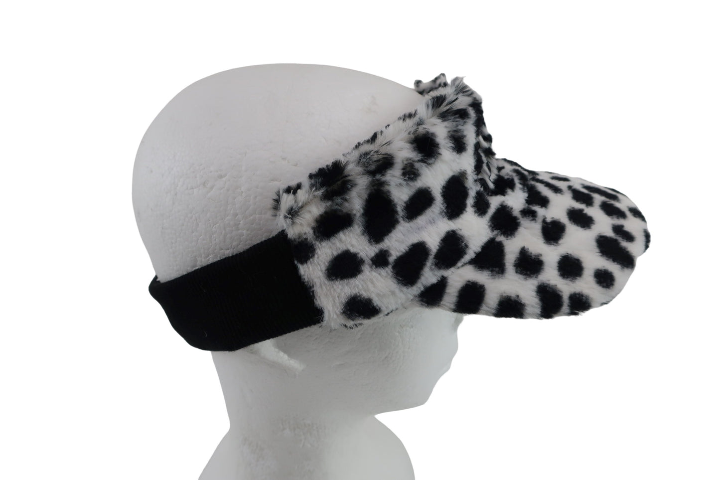 le coq sportif(ルコックスポルティフ) ボアサンバイザー 白黒 レディース フリーサイズ B