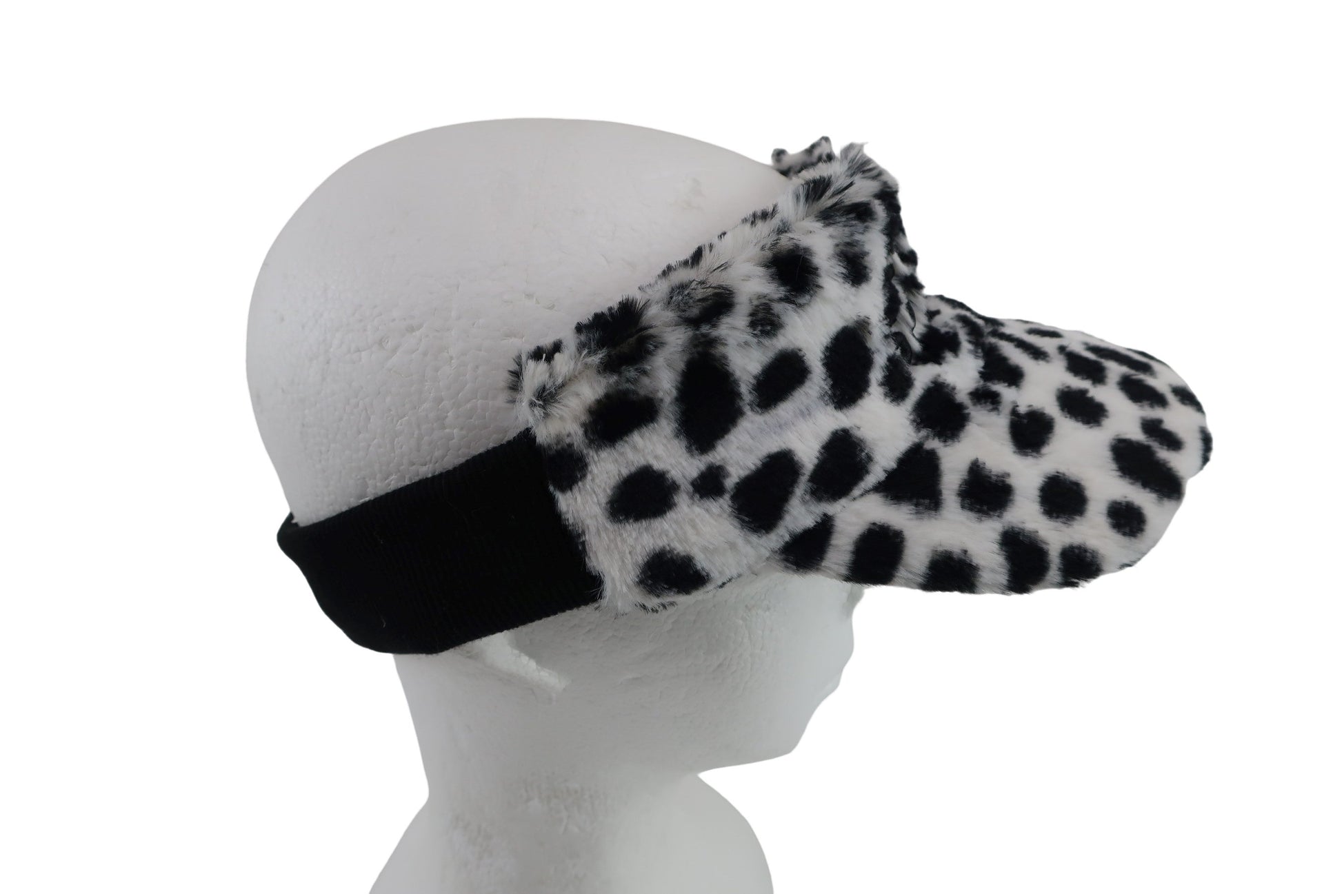 le coq sportif(ルコックスポルティフ) ボアサンバイザー 白黒 レディース フリーサイズ B