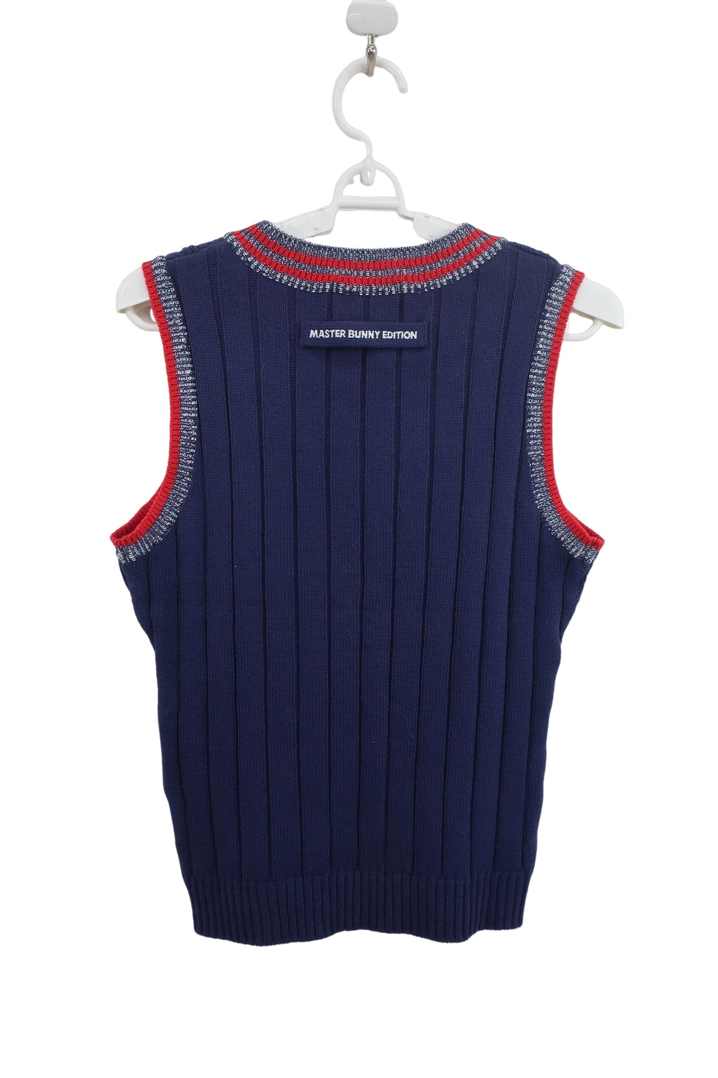 MASTER BUNNY EDITION(マスターバニーエディション) ニットベスト ネイビー レディース 0 159-5273902 B