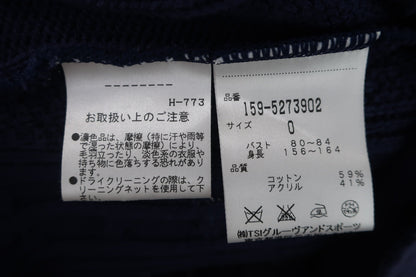 MASTER BUNNY EDITION(マスターバニーエディション) ニットベスト ネイビー レディース 0 159-5273902 B