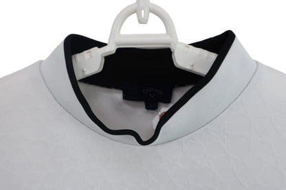 Callaway(キャロウェイ) 半袖モックネックシャツ 白 レディース L C22234202 A