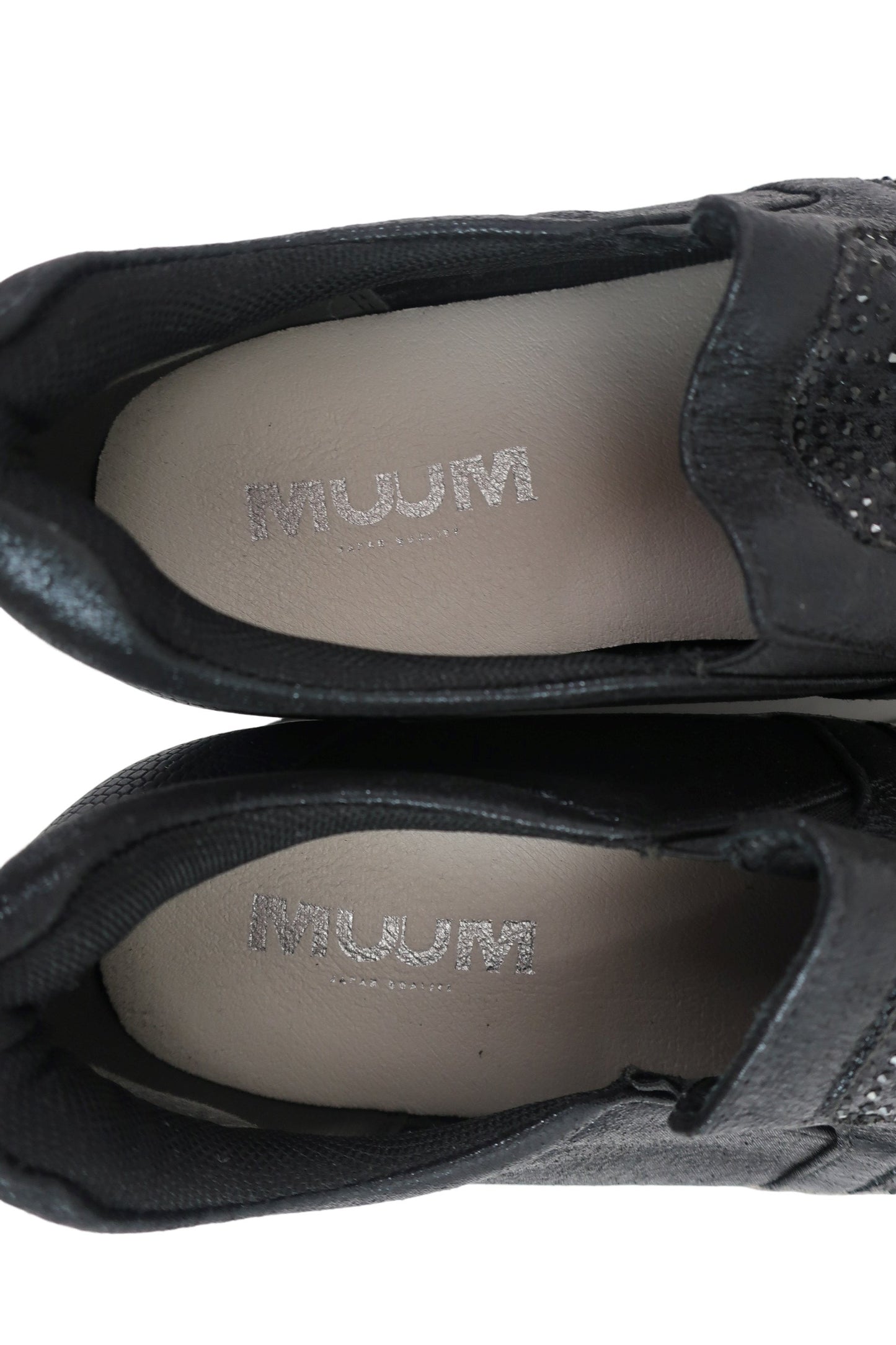 MUUM スリッポン 黒 レディース LL(25.0〜25.5cm) A