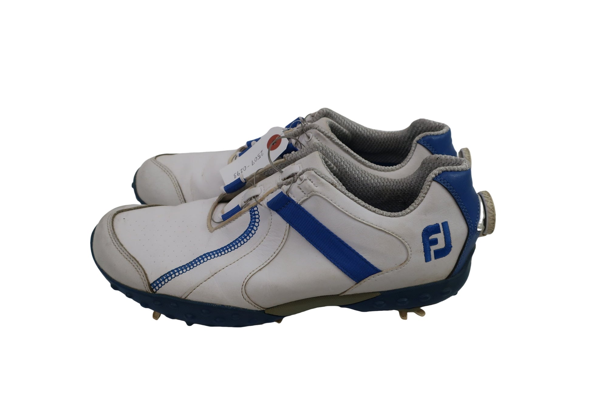 FOOTJOY(フットジョイ) ダイヤル式ゴルフシューズ 白青 レディース 25.0cm 55153J B