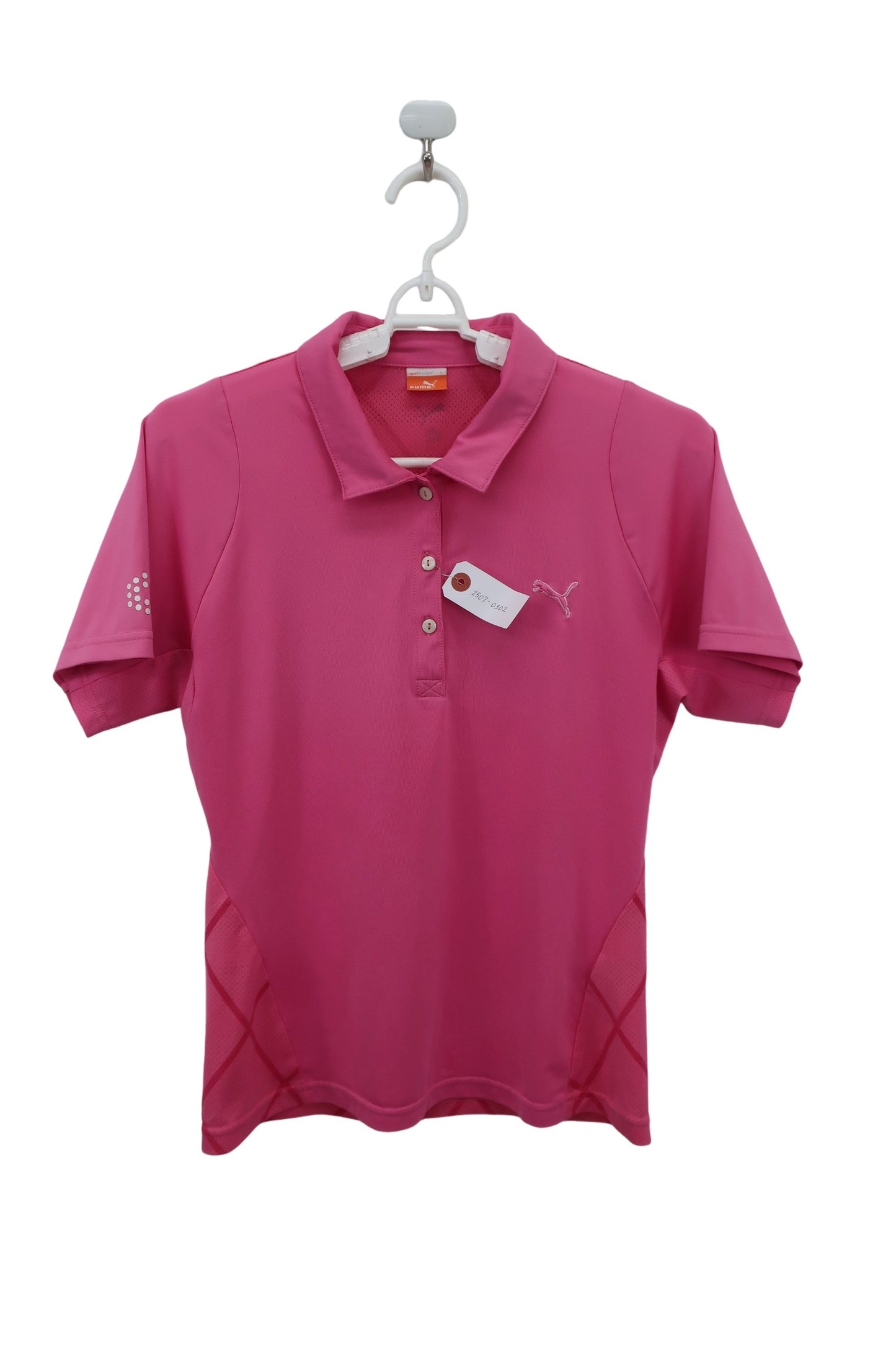 PUMA GOLF(プーマゴルフ) ポロシャツ ピンク レディース L A