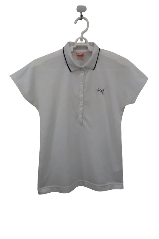PUMA GOLF(プーマゴルフ) ポロシャツ 白 レディース L A