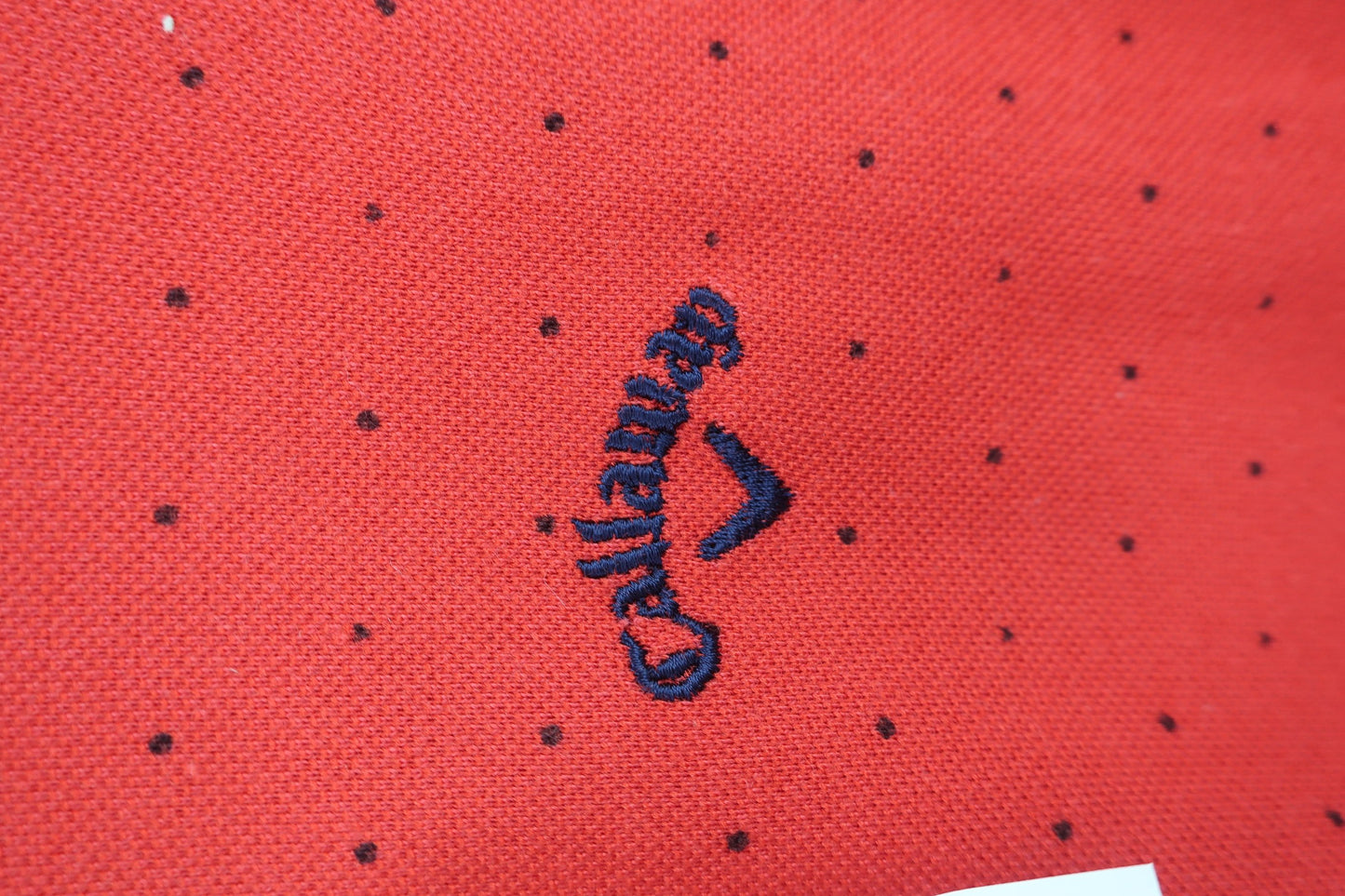 Callaway(キャロウェイ) 長袖ポロシャツ 赤ドット柄 レディース S 241-7256811 A