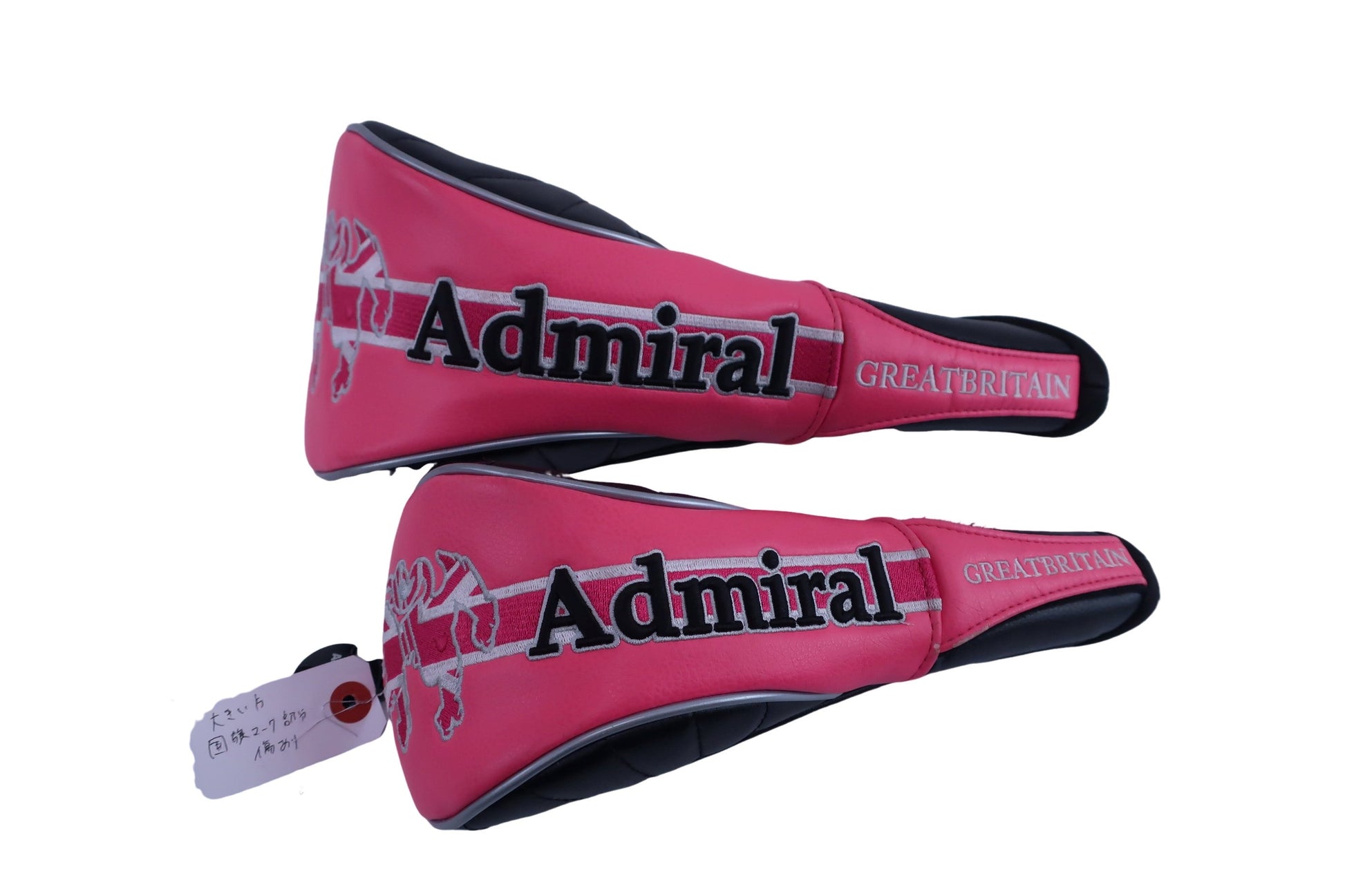 Admiral(アドミラル) ヘッドカバー2点セット ピンク 1W用 FW用 B