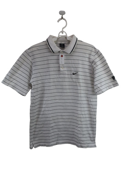 NIKE GOLF(ナイキゴルフ) ポロシャツ 白黒ボーダー メンズ S B