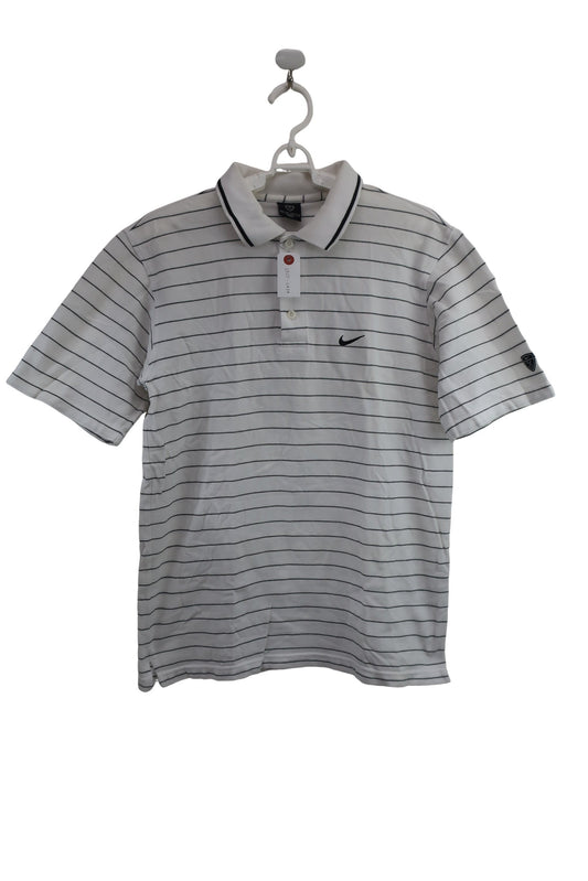 NIKE GOLF(ナイキゴルフ) ポロシャツ 白黒ボーダー メンズ S B