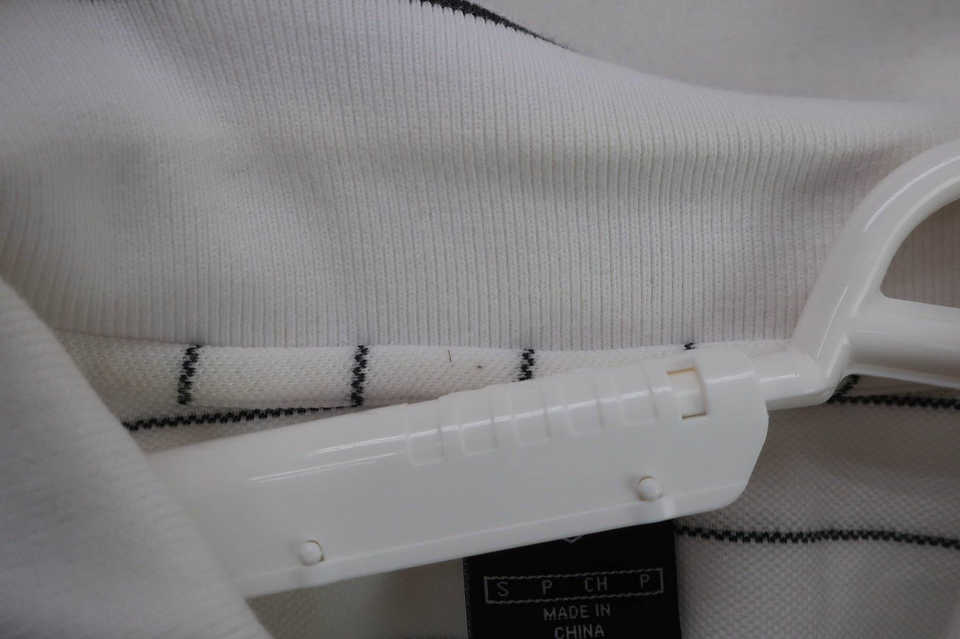 NIKE GOLF(ナイキゴルフ) ポロシャツ 白黒ボーダー メンズ S B